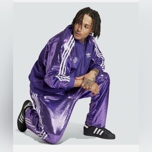 KORN X ADIDAS PURPLE SEQUIN PANTS
